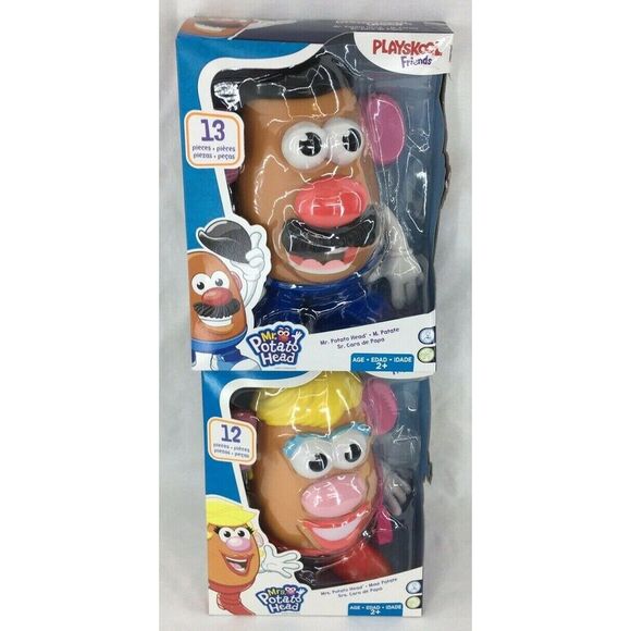 Mr. Potato Head & Mrs. Potato Head Classic Retro Toys Set / 2 NEW ORIGINAL BOXES - Picture 7 of 12